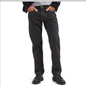 Levi’s Men’s 505 Regular Fit Jeans in Black 34x30